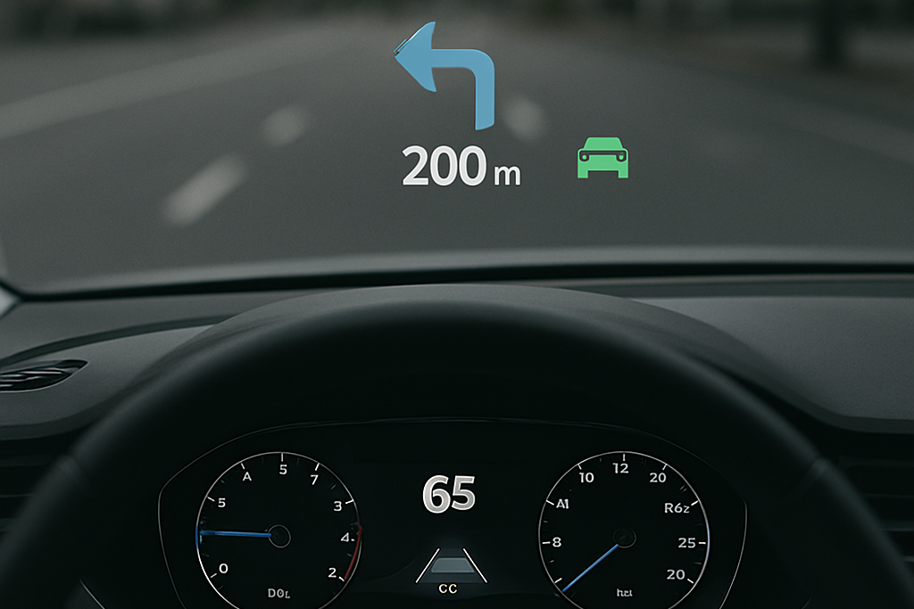head-up display tecnologia carro