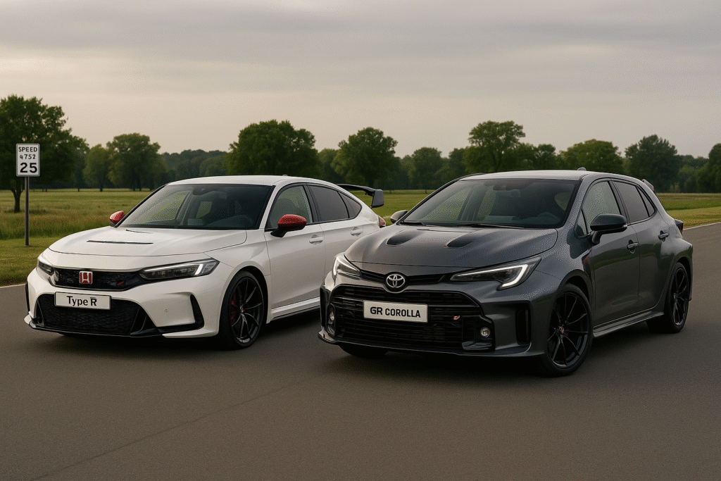 Honda Civic Type R vs. Toyota GR Corolla