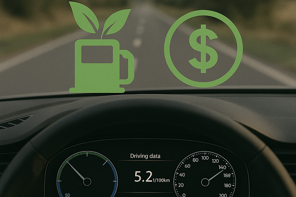 Condução mais econômica e sustentável carros tecnologia