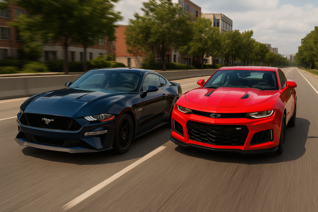 Mustang GT ou Camaro SS