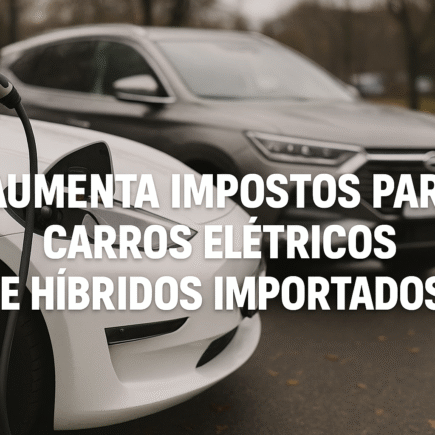 Governo Aumenta Impostos para Carros Elétricos e Híbridos Importados: O Que Muda para o Brasil?