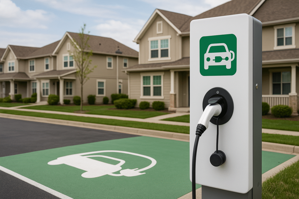 Carros Elétricos em Condomínios