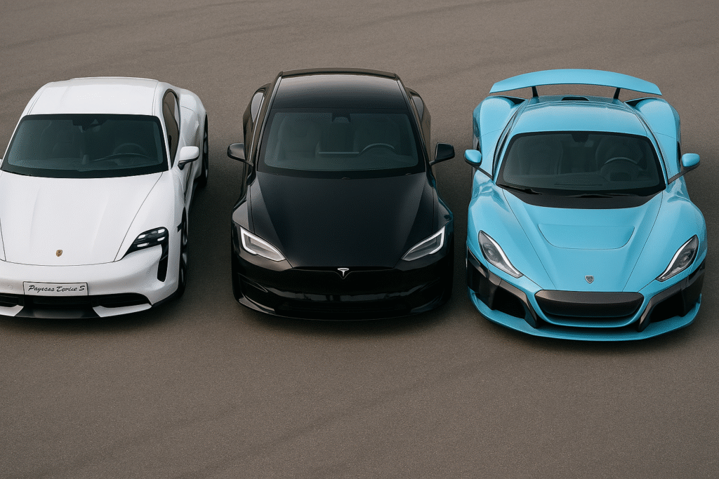 Carros Esportivos Híbridos e Elétricos