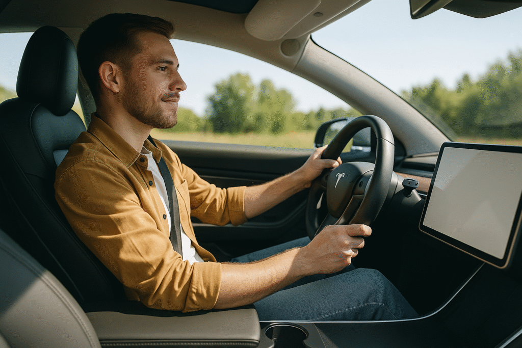 Test Drive de Carro Elétrico